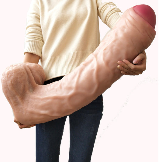 xxxxl Dildo 2 Foot Biggest Huge With Foreskin