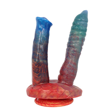 Silicone Fantasy Horse Double Penetration Dildo