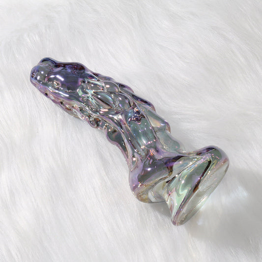 6 Inch Fantasy Texture Dragon Glass Dildo