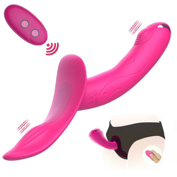 Vibrating Wearable Panty Strapless Dildo