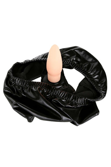 Anal Plug Leather Briefs