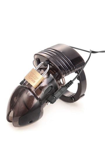 Electro Shock Chastity Cage Penis Sleeve Sex Toys