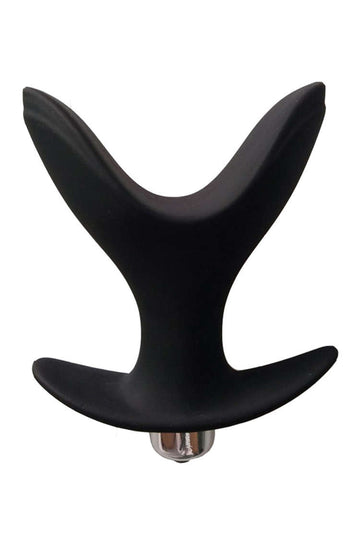 Silicone Anal Dilator Plug with Compatible Bullet Vibrator