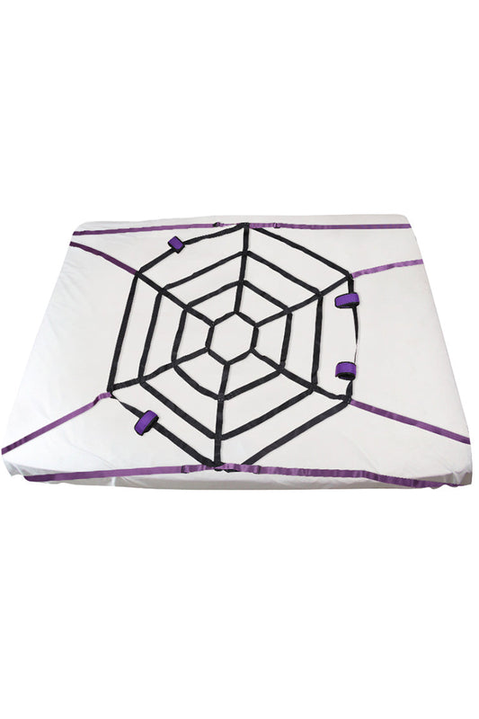 Spider Web Bed Restraint System Bondage Kit