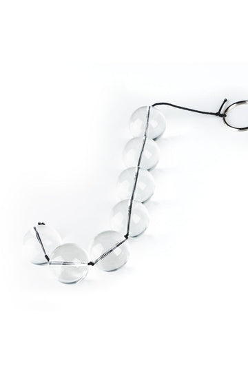 Beads with Easy Retrieval Ring For Novices and ExpertsGlass Anal Plug