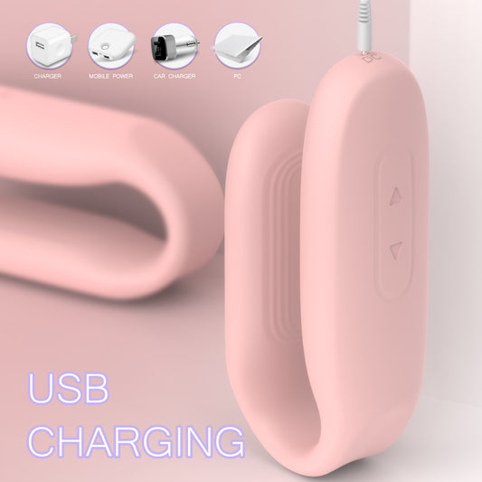 Dual Head G Spot Wearable Pink Vibrator