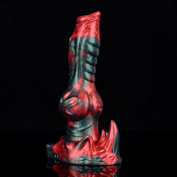7 Inch Soft Platinum Silicone Fantasy Dog Dildo