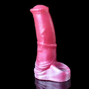 6 Inch Silicone Red Horse Cock Sleeve