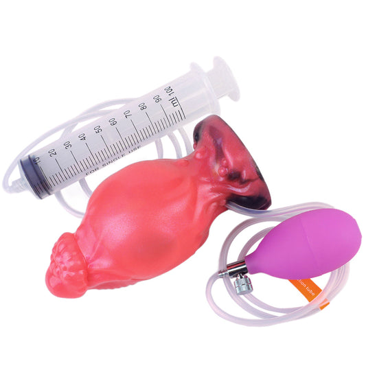 5 Inch Strong Red Dragon Cum Inflatable Dildo