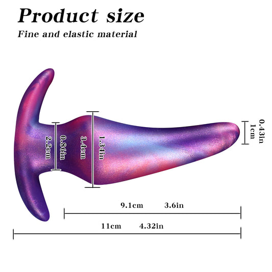 Gradient Color Wearable Silicone Butt Plug