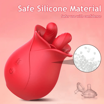 Clitoral Stimulation Rotating Vibrating Rose Toy
