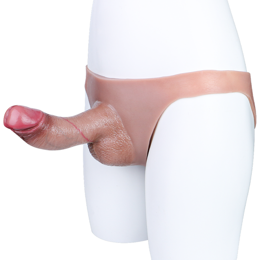 6 Inch Silicone Triangle Hollow Dildo Pants