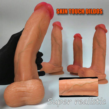 Real Dildo Silicone Tip Adult Toy