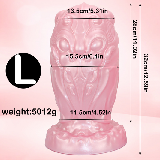 Silicone Monster Head Super Giant Butt Plug