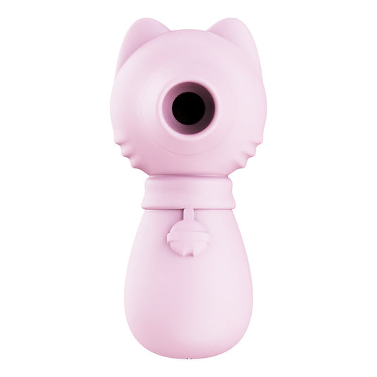Pink Cute Jumping Cat Clit Sucking Vibrator
