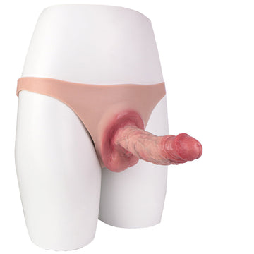 7 Inch Silicone Triangle Hollow Dildo Pants