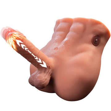 Pulsing Male Sex Torso Dildo Lower Body