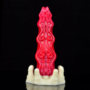 8 Inch Red Coral Monster Tentacle Dildo