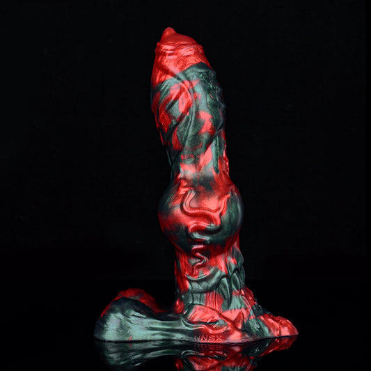8 Inch Fantasy Super Suction Knot Dog Dildo