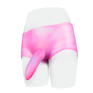 6 Inch Pink Fantasy Silicone Dildo Pants