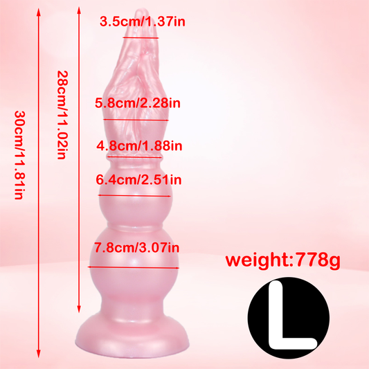 11 Inch Double Knot Hand Fist Dildo