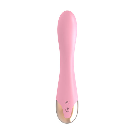 Silicone Waterproof Quiet G Spot Pink Vibrator
