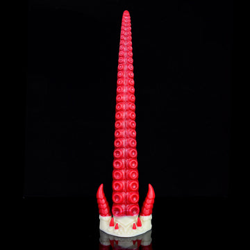 17 Inch Extra Long Red Monster Tentacle Dildo