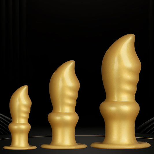 10 Inch Golden Broadsword Huge Butt Plug