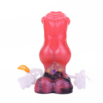Small Red Inflatable Ejaculating Horse Dildo