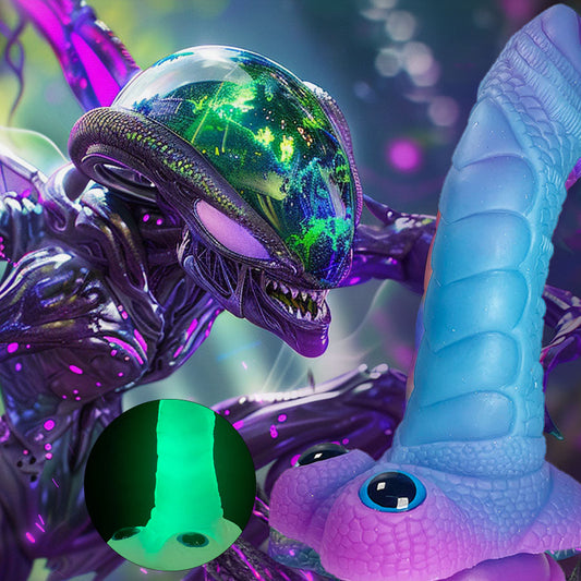 Sci Fi Glow in the Dark Alien Dildo
