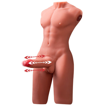Male Torso Sex Doll Realistic Thrusting Dildo