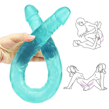 22 Inch Green Double Ended dildo
