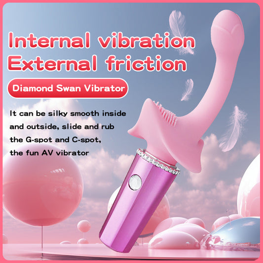 Diamond Swan Dual Motor G Spot Vibrator