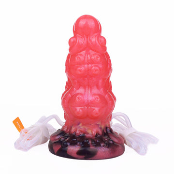 Red Tentacle Cumshot Inflatable Butt Plug