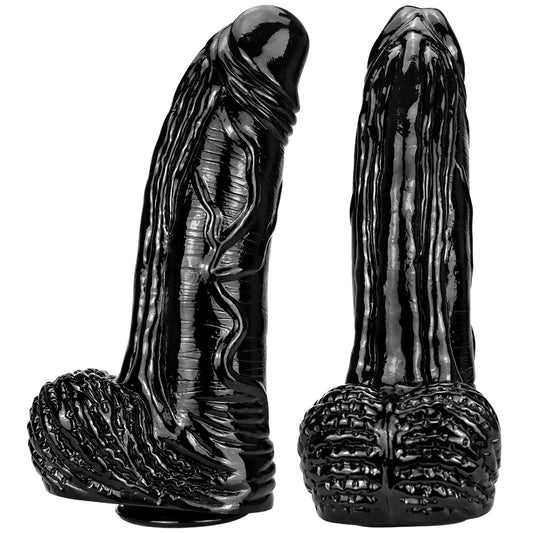 15 Inch Long Extreme Big Black Dildo