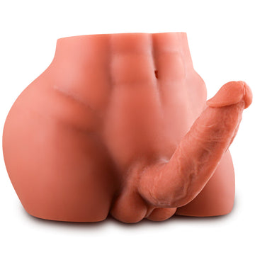 Lifelike Big Dildo Doll Male Body Torso