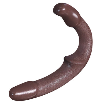 Brown Smooth Soft 12 Inch Strapless Dildo