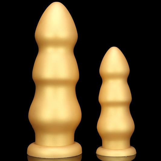 Thick Silicone Gold 3 Inch Diameter Dildo