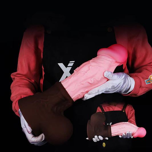 Extra Large Soft Custom Realistic Pink Dildo