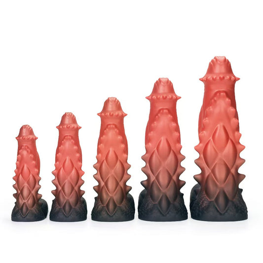 Custom Monster Giant Spiked Dragon 12 Inch Dildo