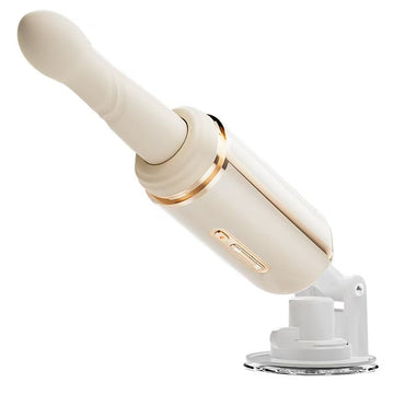White Fully Automatic Heated Sex Machine