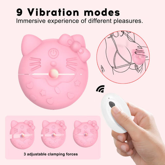 Pink Hello Kitty Vibrator Cute Sex Toy