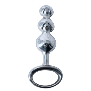 Temperature Play Stainless Steel Butt Plug Metal Dildo