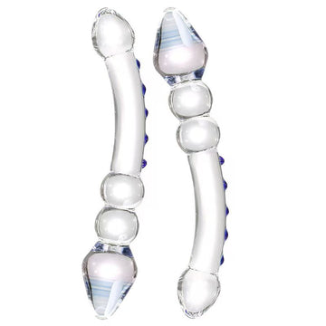 Smooth Prostate Double Ended Glass Dildo