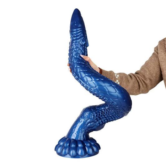 3 Foot Blue Alien Tentacle Fantasy Dildo