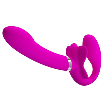 Double Resonance Soft Strapless Strap On Dildo