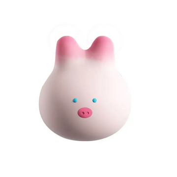 Pink Soft Cute Pig Nipple Vibrator