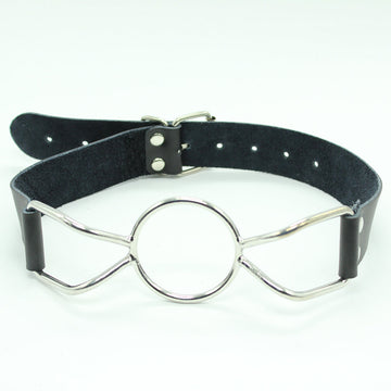 Metal Sensual Fetish Open Mouth O-Ring Gag