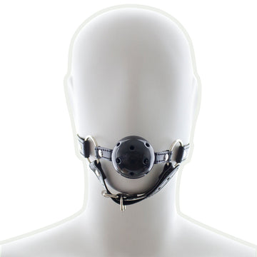 Breathable With Chin Lock Open Mouth Gag