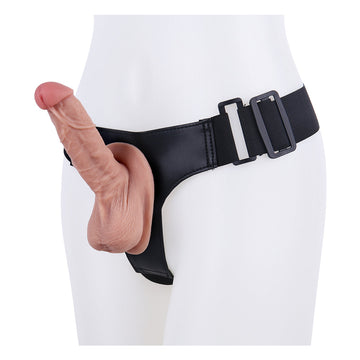 Flexskin Dildo Strap On 8 Inch Silicone